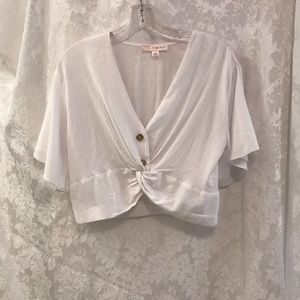 White Crop Top